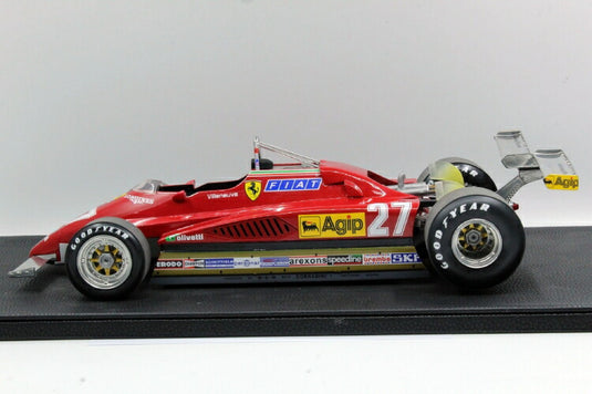 F1 126C2 N 27 LONG BEACH GP 1982 GILLES VILLENEUVEヴィルヌーヴ /GPレプリカ 1/12 ミニカー