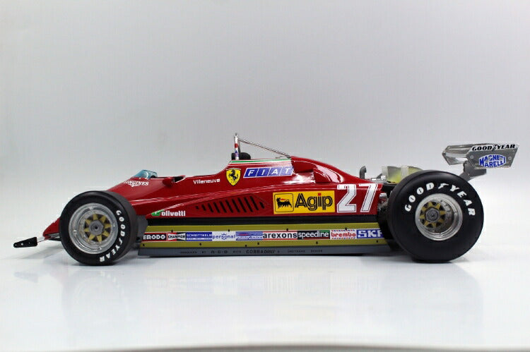 ギャラリービューアに画像をロードする, Ferrariフェラーリ 126 C2 1982 GP Zolder Villeneuve  / GP Replicas 1/12 ミニカー
