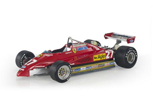 【予約】2020年4月以降発売予定Ferrariフェラーリ 126 C2 1982 GP Italy Villeneuve / GP Replicas 1/12 ミニカー