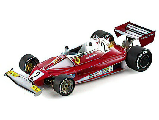 FERRARI - F1 312T2 SCUDERIA FERRARI SEFAC TEAM N 2 2nd MONZA ITALY GP 1976 CLAY REGAZZONI - RED WHITE /GP Replicas 1/12ミニカー