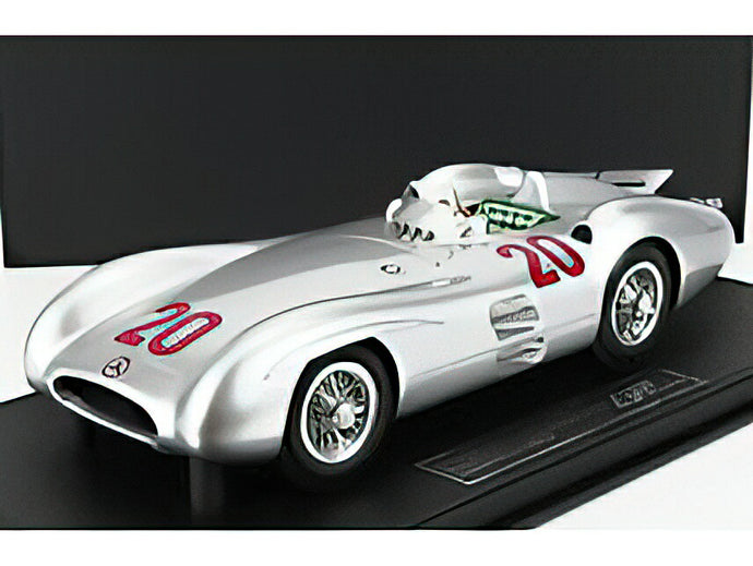 MERCEDES BENZ F1 W196R STREAMLINERS N 20 2nd GP FRANCE 1954 K.KLING - CON VETRINA  SILVER /GP Replicas 1/18ミニカー