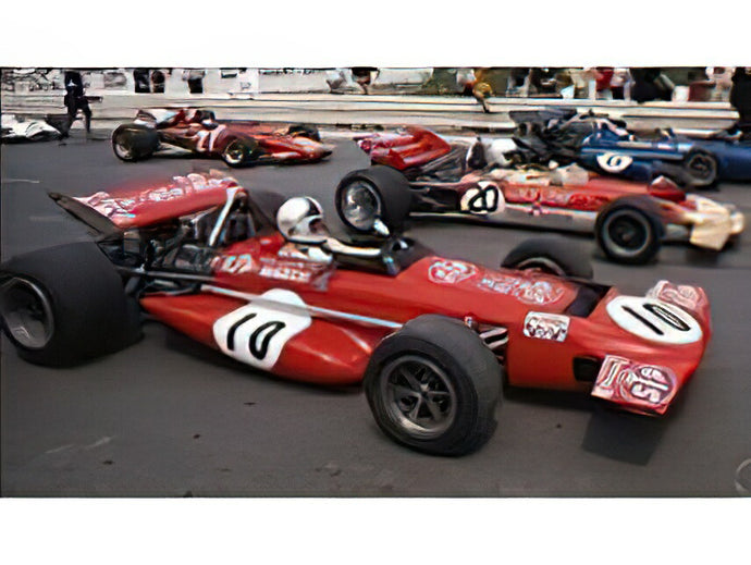MARCH F1 701 10号車 1970年 ベルギー SPA GP 2位 CHRIS AMON レッド/ GP Replicas 1/18 ミニカー