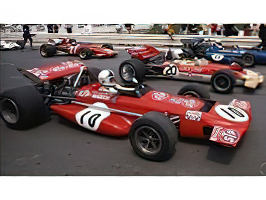 MARCH F1 701 10号車 1970年 ベルギー SPA GP 2位 CHRIS AMON レッド/ GP Replicas 1/18 ミニカー