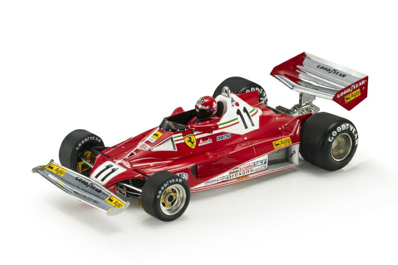 ギャラリービューアに画像をロードする, 【予約】10月以降発売予定Ferrariフェラーリ 312 T2 1977 Lauda #11 Monaco GP フィギュア付き /GP Replicas 1/18 ミニカー
