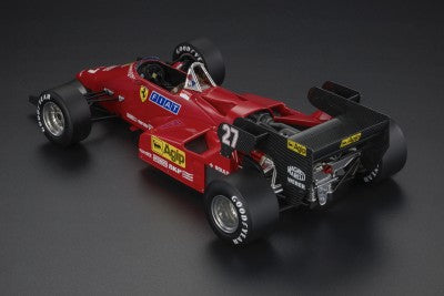 ギャラリービューアに画像をロードする, 【予約】4-6月以降発売予定FERRARI - F1 126C4M N 27 2nd MONZA ITALY GP 1984 MICHELE ALBORETO - RED BLACK /GP Replicas 1/18 ミニカー
