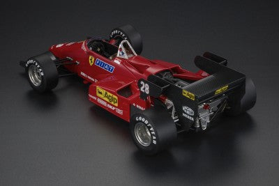 【予約】4-6月以降発売予定FERRARI - F1 126C4M N 28 MONZA ITALY GP 1984 RENE ARNOUX - RED BLACK /GP Replicas 1/18 ミニカー