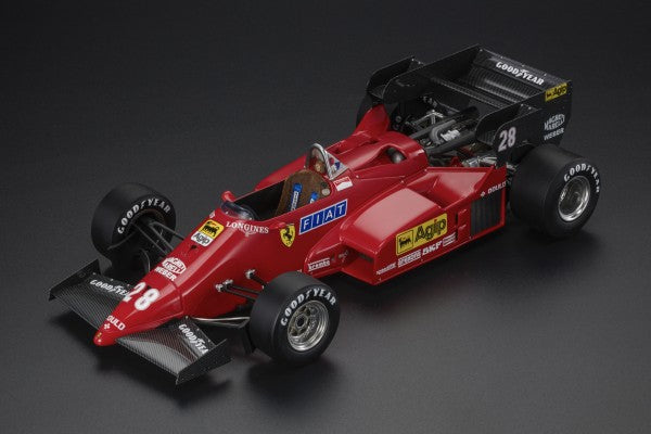 【予約】4-6月以降発売予定FERRARI - F1 126C4M N 28 MONZA ITALY GP 1984 RENE ARNOUX - RED BLACK /GP Replicas 1/18 ミニカー