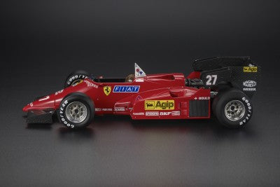 【予約】4-6月以降発売予定FERRARI - F1 126C4M N 27 3rd AUSTRIAN GP 1984 MICHELE ALBORETO - RED BLACK /GP Replicas 1/18 ミニカー