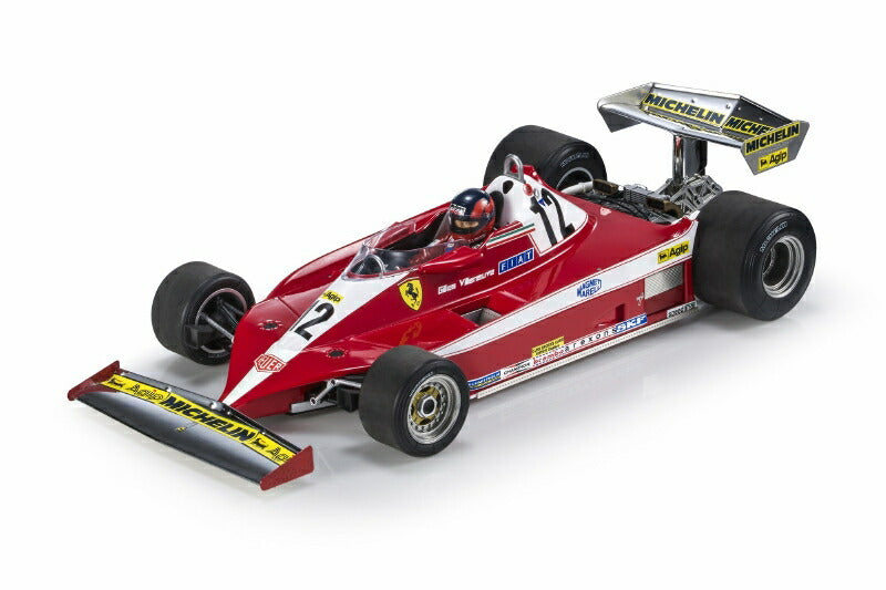 ギャラリービューアに画像をロードする, Ferrari 312 T3 Villeneuve #12 1978 ドライバーフィギュア付き /GP Replicas 1/18 ミニカー
