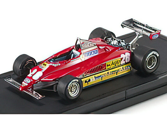 FERRARI F1 126 C2 N 28 SEASON 1982 DIDIER PIRONI - RED /GP Replicas 1/43ミニカー