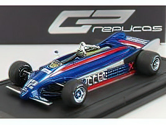 LOTUS - F1 88A ESSEX N 12 PRACTICE LONG BEACH GP 1981 NIGEL MANSELL - BLUE RED CHROME /GP Replicas 1/43 ミニカー