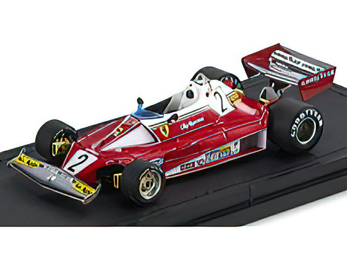 【予約】FERRARI - F1 312T2 SCUDERIA FERRARI SEFAC TEAM N 2 2nd MONZA ITALY GP 1976 CLAY REGAZZONI - RED WHITE /GP Replicas 1/43ミニカー