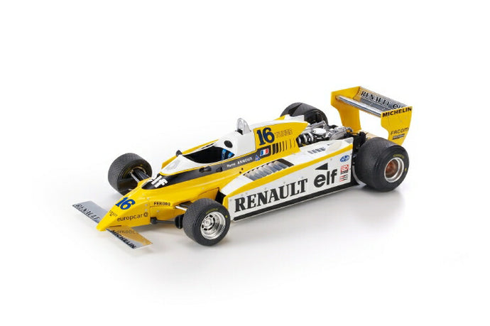 【予約】12月以降発売予定Renault RE20 Turbo Arnoux /GP Replicas 1/18 ミニカー