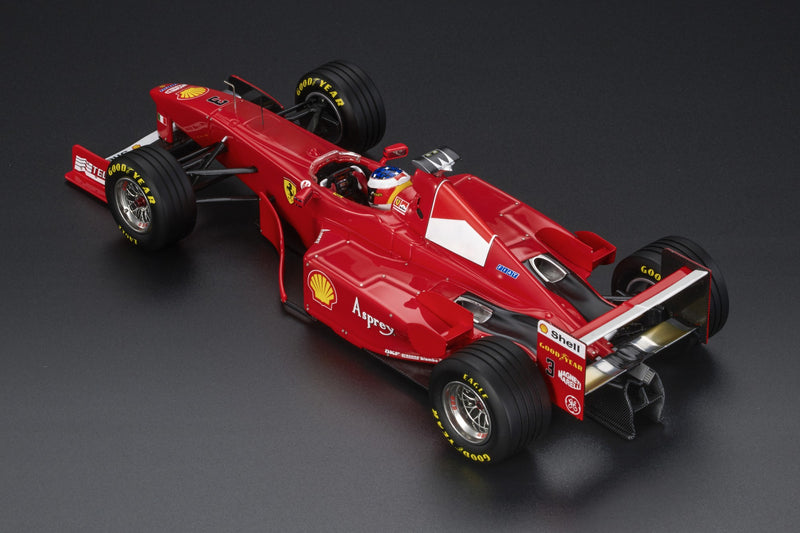 ギャラリービューアに画像をロードする, 【予約】12月以降発売予定FERRARIフェラーリ F1 F300 N 3 MONZA ITALY GP 1998 MICHAEL SCHUMACHER フィギュア付き /GP Replicas 1/18 ミニカー
