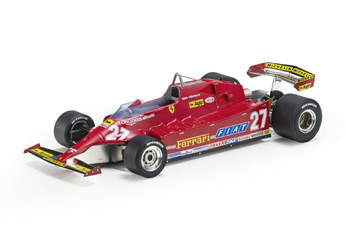 【予約】2021年4月-6月以降発売予定Ferrari 126 CX Villeneuve /GP Replicas 1/18 ミニカー