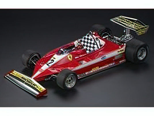 FERRARIフェラーリ F1 312T3 N 12 WINNER CANADIAN MONTREAL GP フィギュア付き 1978 GILLES VILLENEUVE - RED /GP Replicas 1/18 ミニカー