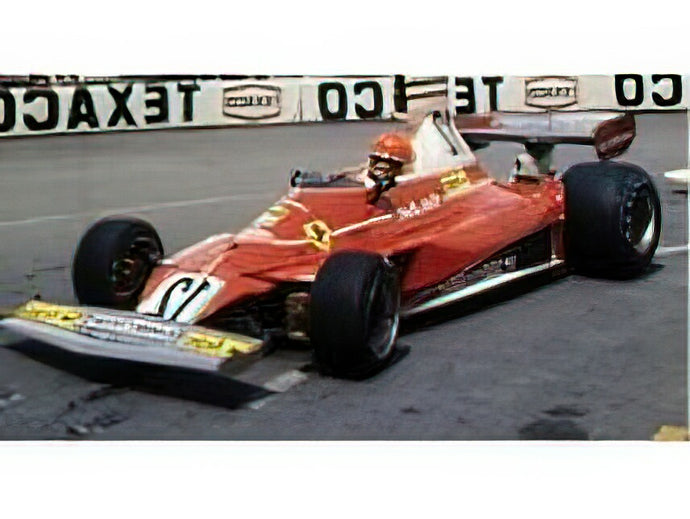 【予約】12月以降発売予定FERRARIフェラーリ - F1 312T SCUDERIA FERRARIフェラーリ N 12 WORLD CHAMPION WINNER MONACO GP  フィギュア付き 1975 NIKI LAUDA - RED /GP Replicas 1/18 ミニカー