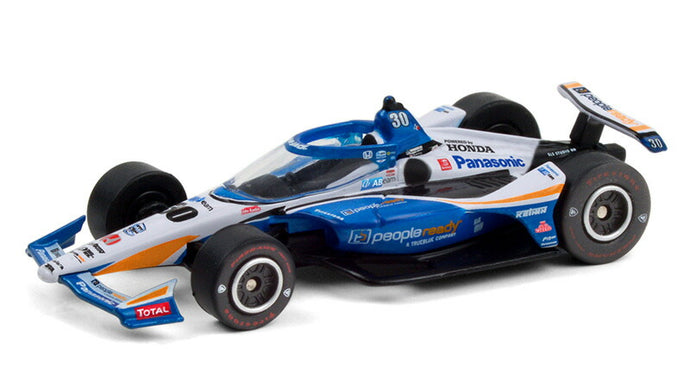 2020 #30 Takuma Sato 佐藤琢磨 Indianapolis 500 Champion Rahal Letterman Racing, PeopleReady 2020 NTT IndyCar Series /Greenlight 1/64ミニカー