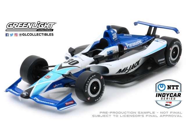 2019 #30 佐藤琢磨/Rahal Letterman Lanigan Racing Panasonic/MiJack   /Greenlight  1/18 ミニカー