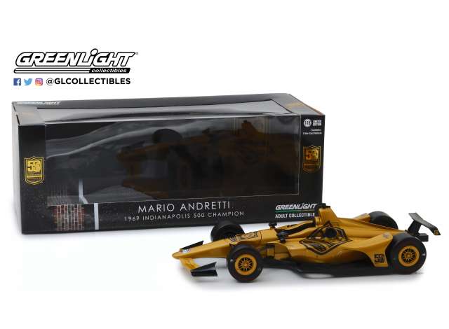 【予約】10月以降発売予定2019 Mario Andretti 50th Anniversary Indianapolis 500 Victory Dallara Unive   /Greenlight  1/18 ミニカー