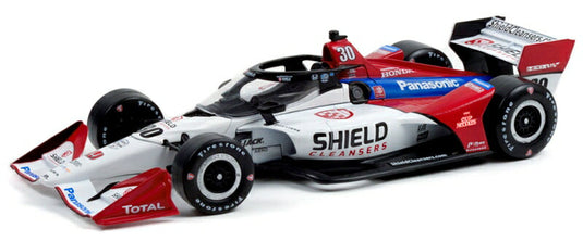 #30 Takuma Sato 佐藤琢磨 2021 NTT IndyCar Series - Rahal Letterman Lanigan Racing, Shield Cleansers/Greenlight 1/18ミニカー