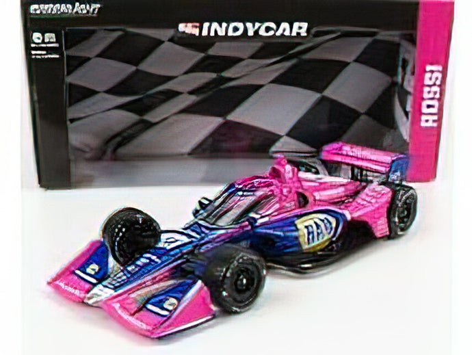 CHEVROLETシボレー - TEAM ANDRETTI AUTOSPORT N 27 INDIANAPOLIS INDY 500 SERIES 2022 ALEXANDER ROSSI - FUCSIA BLUE /Greenlight 1/18 ミニカー