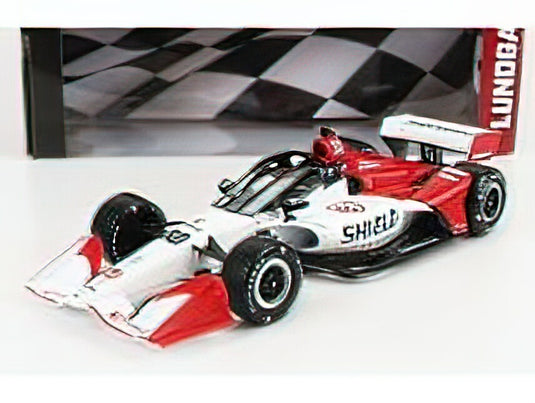 CHEVROLETシボレー - TEAM LETTERMAN LANIGAN RACING N 30 INDIANAPOLIS INDY 500 INDYCAR SERIES 2022 CHRISTIAN LUNDGAARD - WHITE RED /Greenlight 1/18 ミニカー