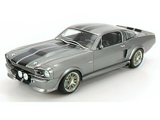 FORD USA - MUSTANG SHELBY GT500E 1967 - ELEANOR - FUORI IN 60 SECONDI - GONE IN SIXTY SECONDS - GREY MET BLACK /Greenlight 1/12 ミニカー