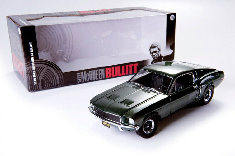 ギャラリービューアに画像をロードする, 1968 Ford Mustang GT Fastbackマスタング 映画ブリット Bullitt (1968) /Greenlight  1/18 ミニカー
