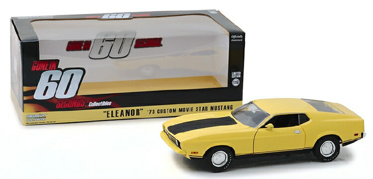 ギャラリービューアに画像をロードする, Eleanor - 1973 Ford Mustang マスタングMach 1 映画 60セカンズ (1974) /Greenlight  1/18 ミニカー
