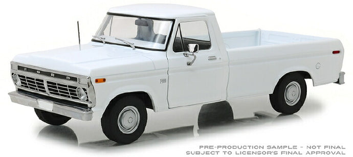 1973 Ford F-100 Pickup Truck in Whiteピックアップトラック /Greenlight  1/18 ミニカー