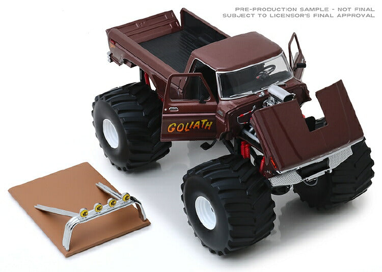 ギャラリービューアに画像をロードする, 【予約】2020年2月以降発売予定Goliath - 1979 Ford F-250 Monster Truck with 66&quot; Tires /Greenlight  1/18 ミニカー
