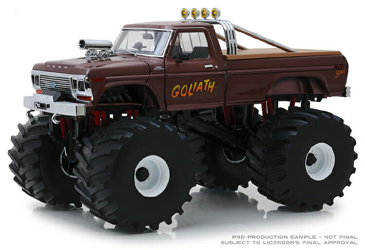 ギャラリービューアに画像をロードする, 【予約】2020年2月以降発売予定Goliath - 1979 Ford F-250 Monster Truck with 66&quot; Tires /Greenlight  1/18 ミニカー
