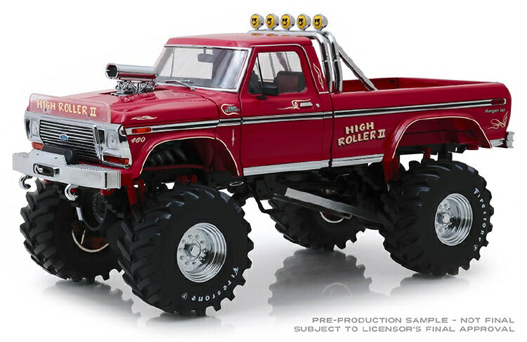 ギャラリービューアに画像をロードする, 【予約】2020年2月以降発売予定High Roller II - 1979 Ford F-250 Monster Truck with 48&quot; Tiresモンスタートラック /Greenlight  1/18 ミニカー
