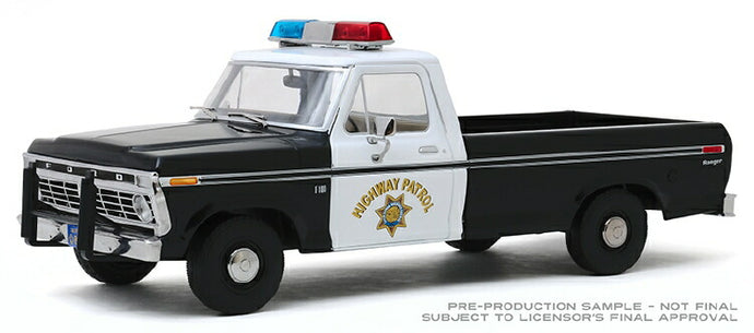 【予約】2020年2月以降発売予定California Highway Patrol - 1975 Ford F-100 /Greenlight  1/18 ミニカー