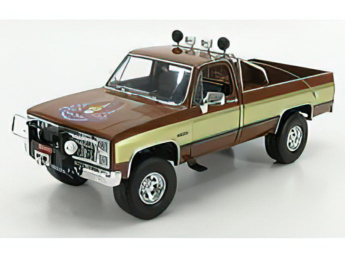 GMC - K-2500 SIERRA GRANDE PICK-UP WILDESIDE FALL GUY STUNTMAN ASSOCIATION 1982 - BROWN CREAM /Greenlight 1/18 ミニカー