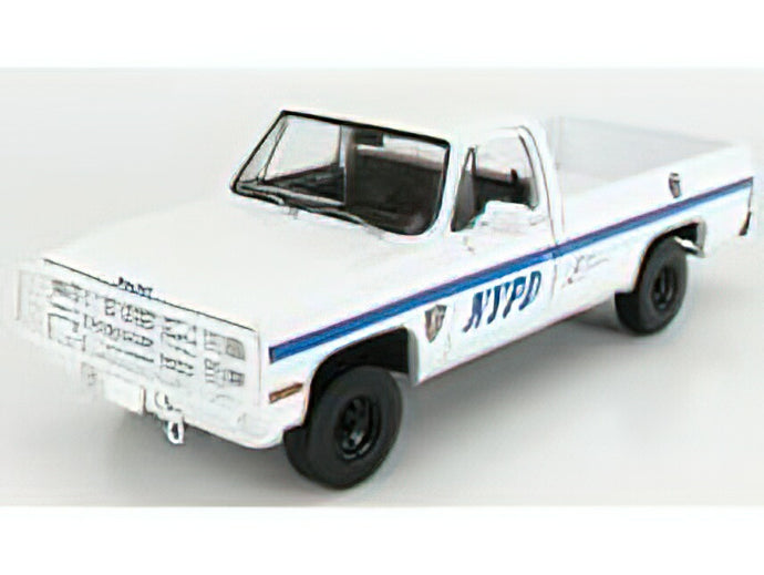 CHEVROLETシボレー - M1008 CUCV PICK-UP NYPD NEW YORK POLICE DEPARTMENT 1984 - WHITE /Greenlight 1/18 ミニカー