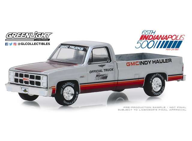 【予約】2020年5月以降発売予定1981 GMC Sierra Classic 1500  65th Annual Indianapolis 500 Mile Race Official Truck  /Greenlight  1/18 ミニカー