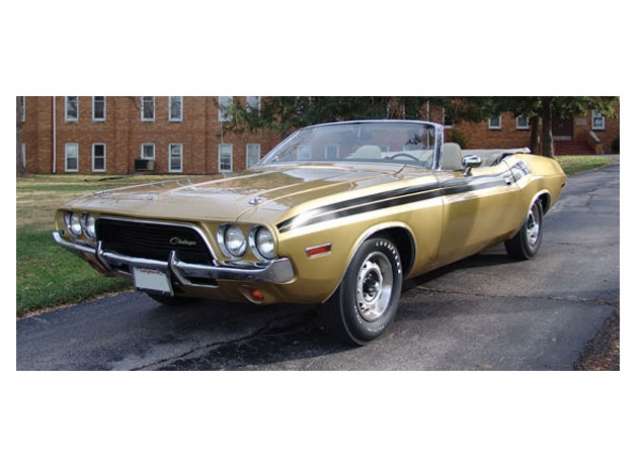 【予約】2020年3月以降発売予定1971 Dodge Challenger 340 Convertible  The Mod Squad 1968-73 TV Series  gold /Greenlight  1/18 ミニカー