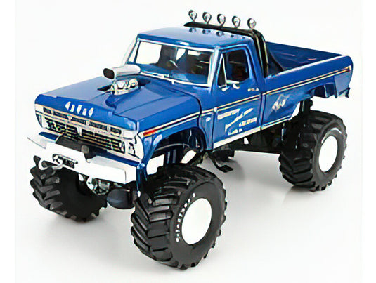 Midwest Four Wheel Drive & Performance Center 1974 Ford F 250 モンスタートラック 48インチ タイヤ Kings of Crunch シリーズ / Greenlight 1/18 ミニカー
