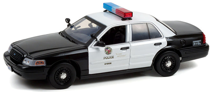 Los Angeles Police Department (LAPD) - 2001 Ford Crown Victoria Police Interceptor /Greenlight 1/18 ミニカー