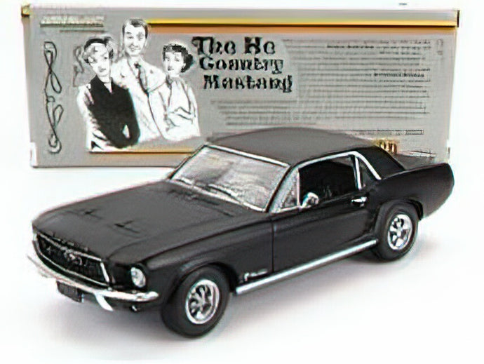 FORD USA MUSTANG COUPE 1968 - THE HE COUNTRY MUSTANG BLACK/Greenlight 1/18 ミニカー