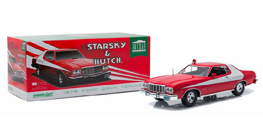 1976 Ford Gran Torino - Starsky and Hutch刑事スタスキー&ハッチ (TVドラマ 1975-79)  /Greenlight  1/18 ミニカー