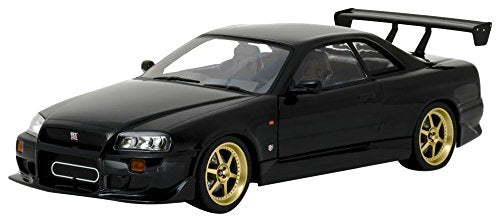 ギャラリービューアに画像をロードする, NISSAN - SKYLINE日産スカイライン GT-R (R34) 1999 black /Greenlight 1/18 ミニカー
