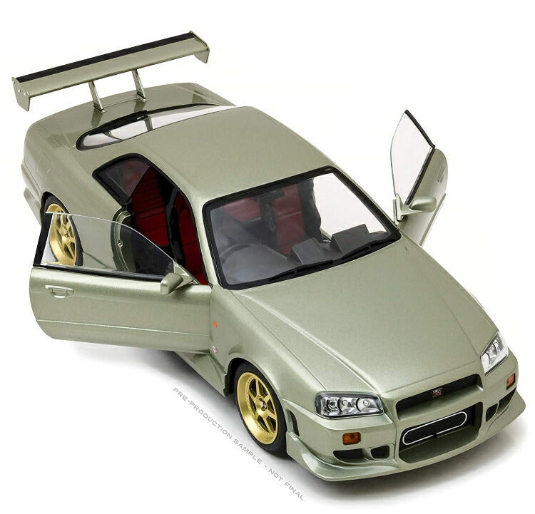 ギャラリービューアに画像をロードする, NISSAN - SKYLINE日産スカイライン GT-R (R34) 1999 /Greenlight 1/18 ミニカー
