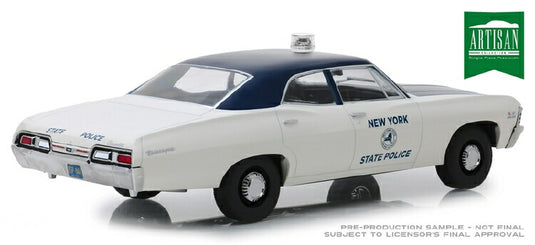 1967 Chevrolet Biscayne - New York State Policeニューヨークパトカー警察 /Greenlight  1/18 ミニカー