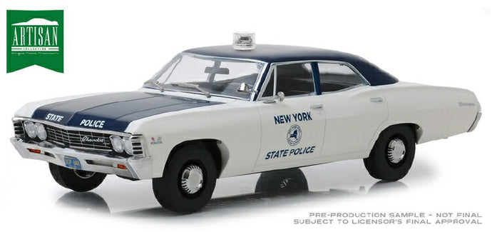 1967 Chevrolet Biscayne - New York State Policeニューヨークパトカー警察 /Greenlight  1/18 ミニカー