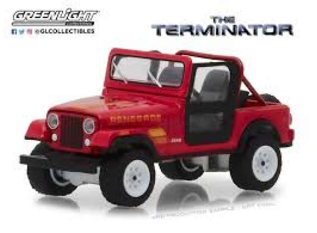 【予約】10月以降発売予定1983 Jeep CJ-7 Renegade with Sarah Connor Figure 映画ターミネーター 1984   /Greenlight  1/18 ミニカー