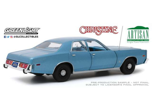 【予約】4月以降発売予定1977 Plymouth Fury  Christine 1983 Detective Rudolph Junkins  /Greenlight 1/18 ミニカー