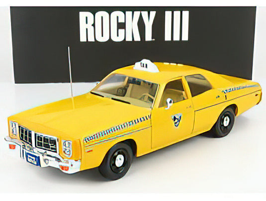 DODGE - MONACO TAXI CITY CAB CO 1982 - ROCKY III MOVIE - YELLOW /Greenlight 1/18 ミニカー